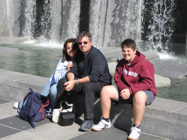 Jeff and kids in San Francisco