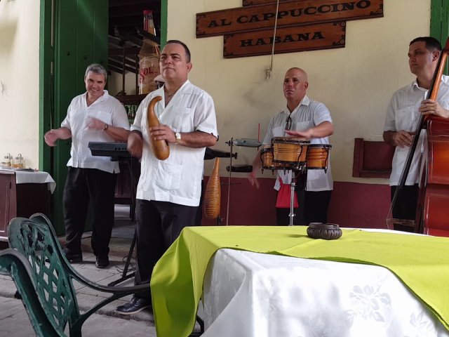 A roving band in Havana