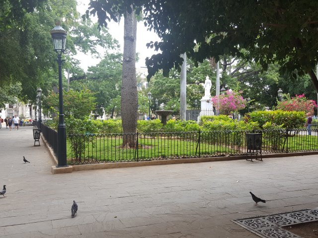 People watching over a beer in Havana