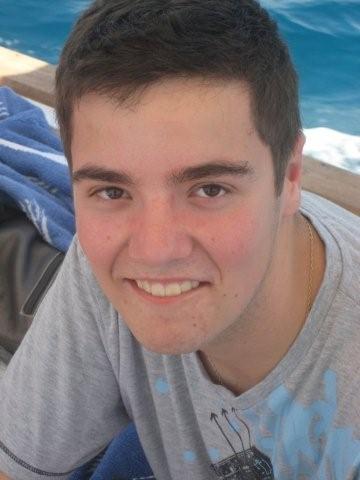 Anthony snorkelling in the Red Sea