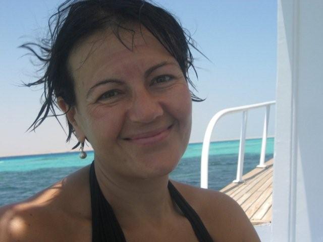 Caroline after snorkelling
