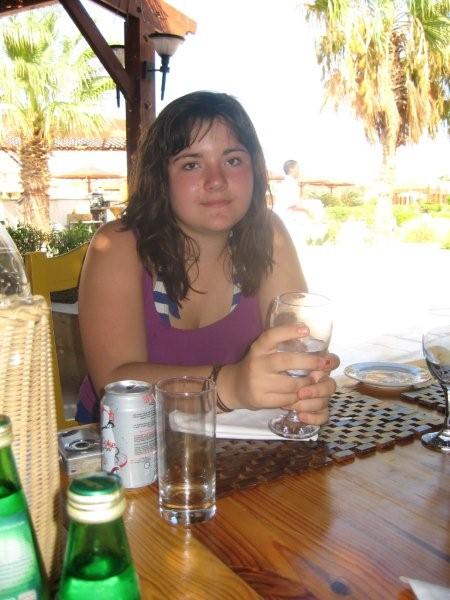 Sian after snorkelling