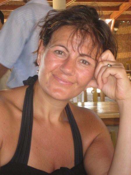 Caroline after snorkelling