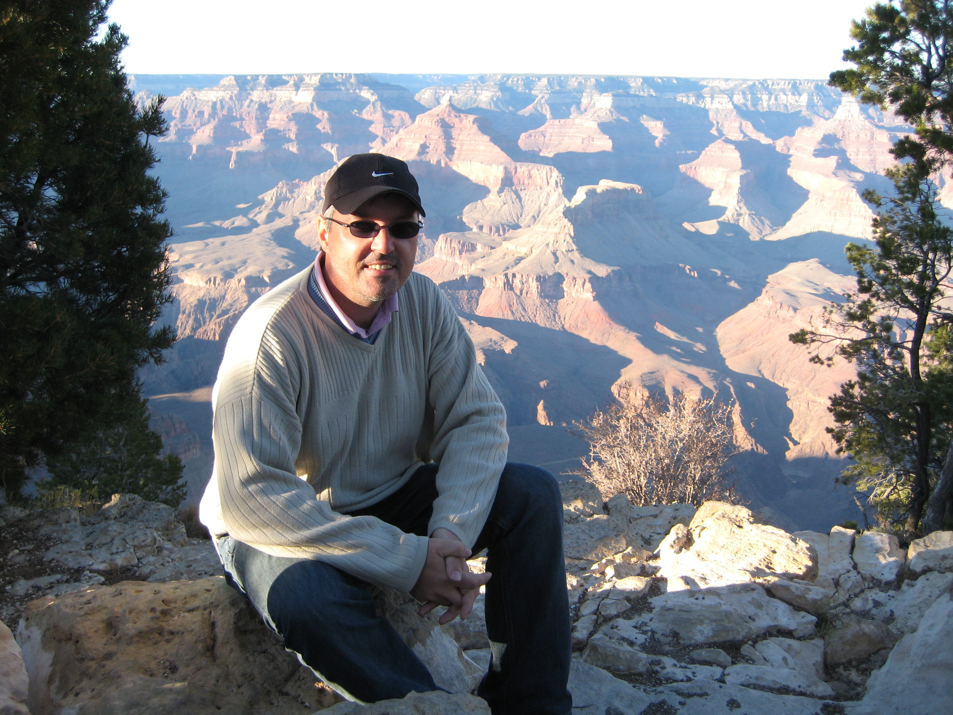 Jeff at the South Rim of the Grand Canyon
