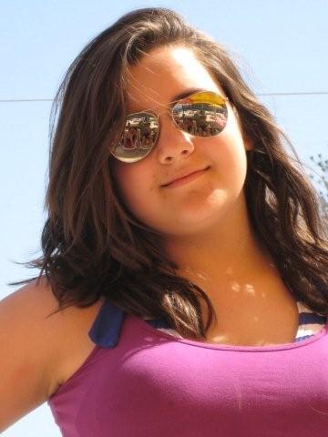 Sian in sunglasses