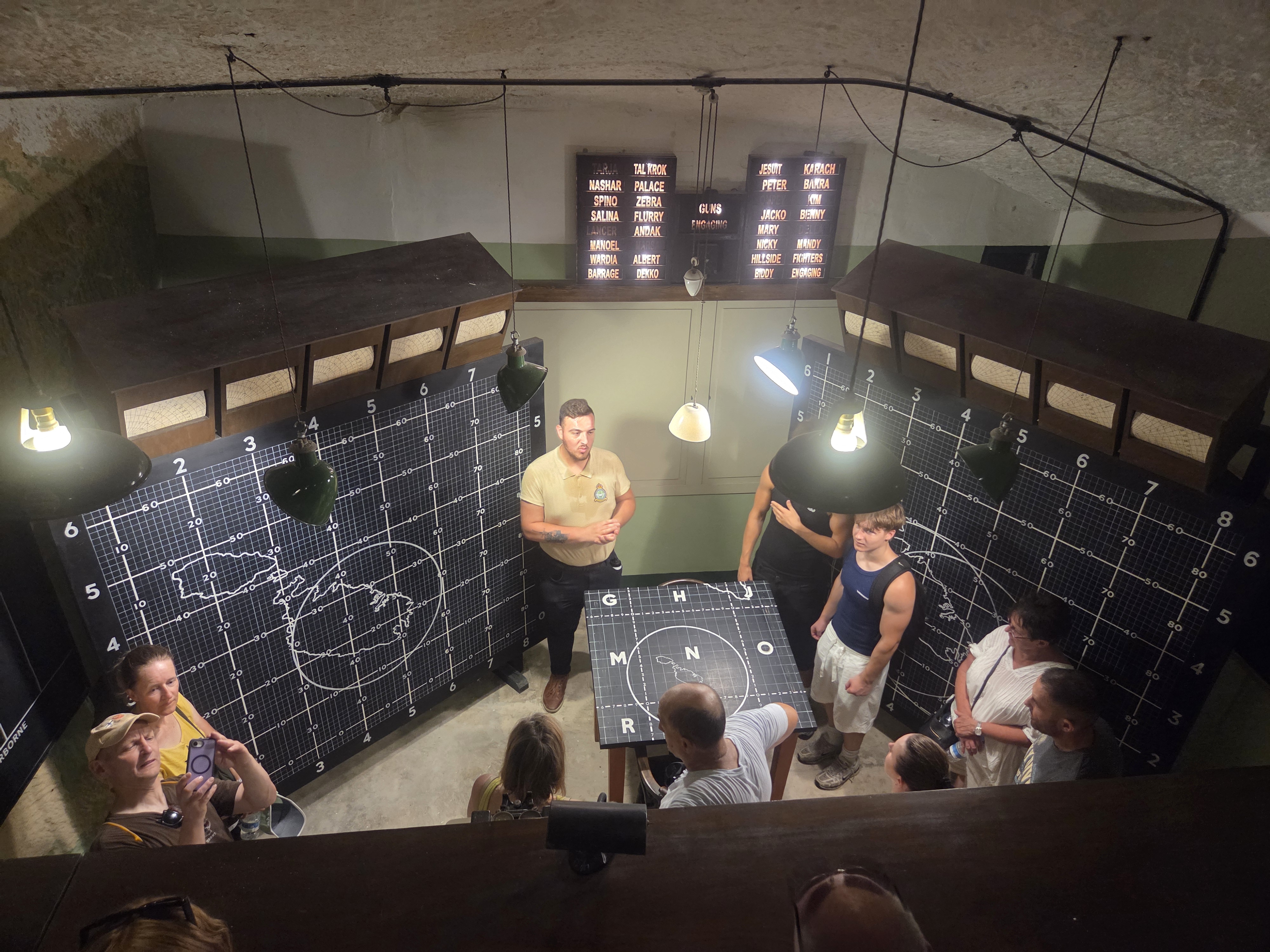 War Tunnels navigation room