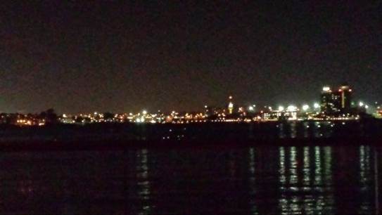 Boston Harborside in the evening