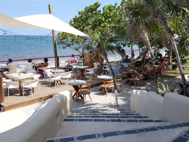The view from our late lunch stop