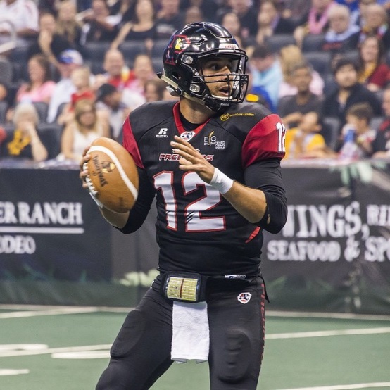 Indoor American football game