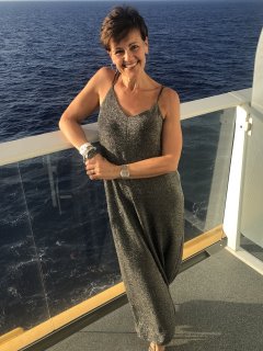 Mrs K dressed up