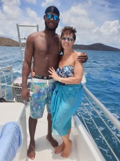 Snorkelling off Buck Island