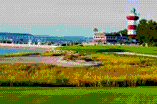 Golf course scene at Hilton Head