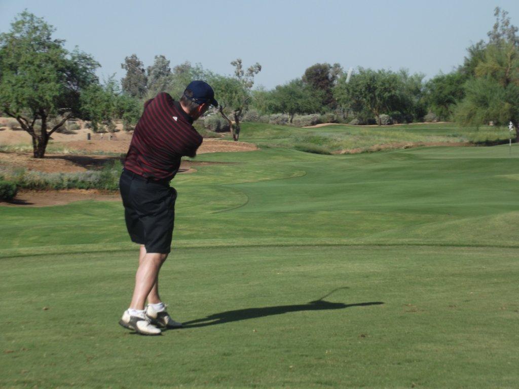 On the golf course at the Scottsdale resort