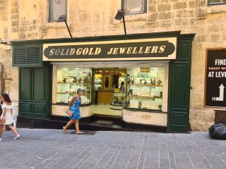 A family-owned jewellery shop in Valletta