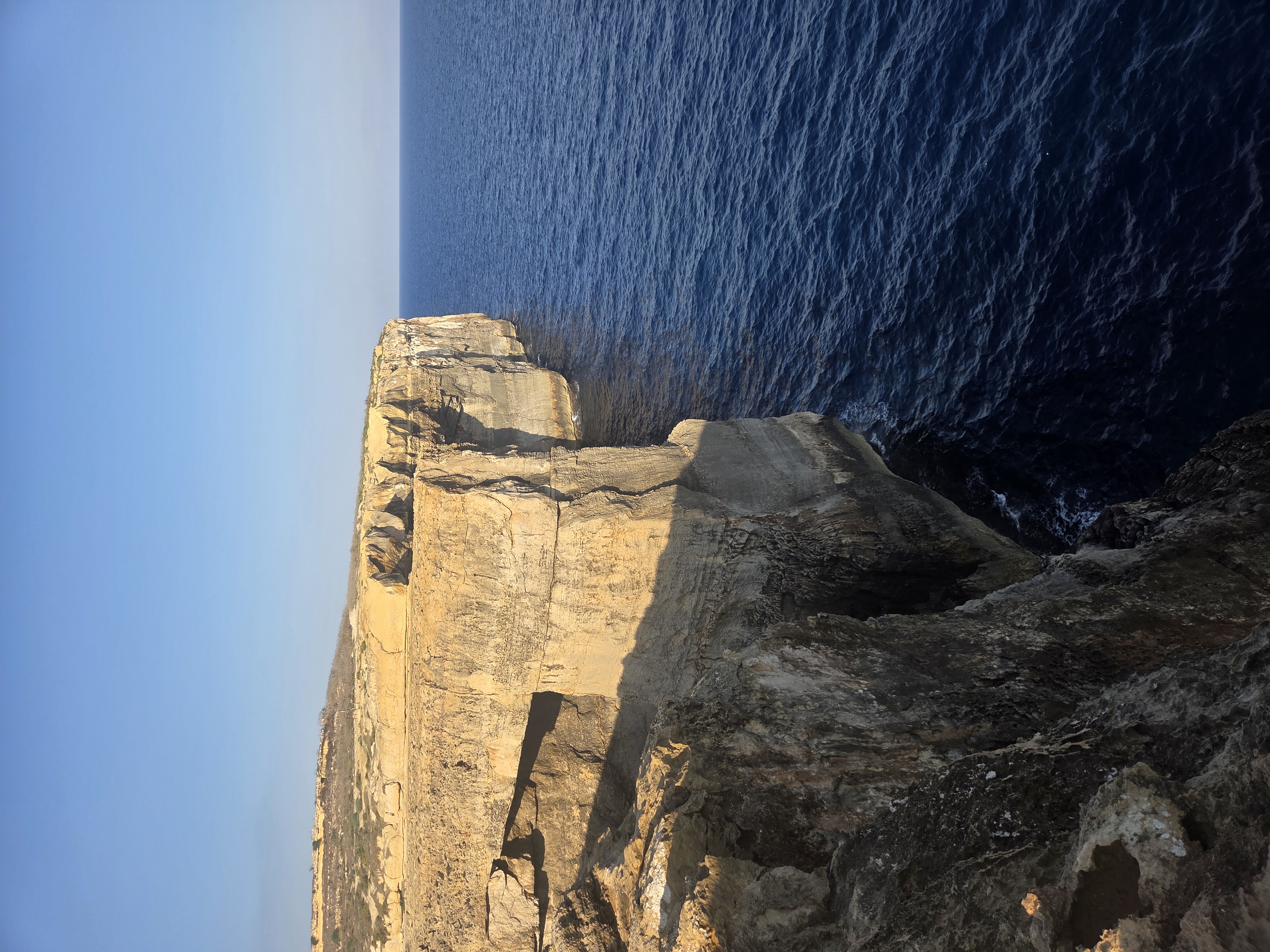 Cliffs at Wied il Mielah