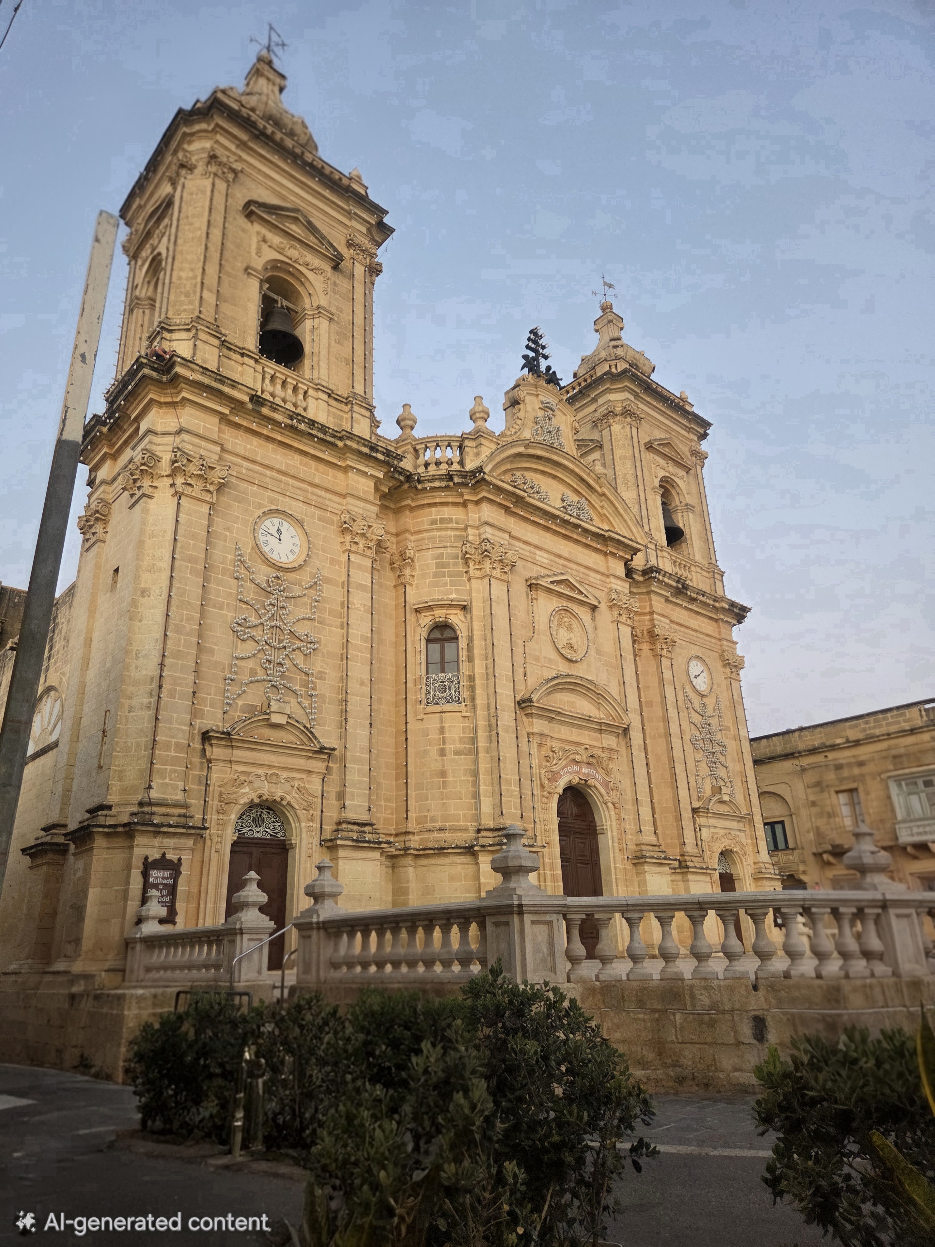 View of Xaghra church