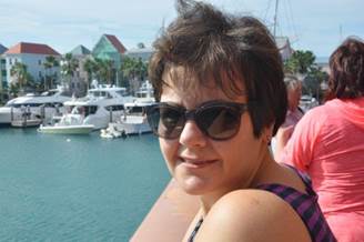 Mrs K in her new sunglasses