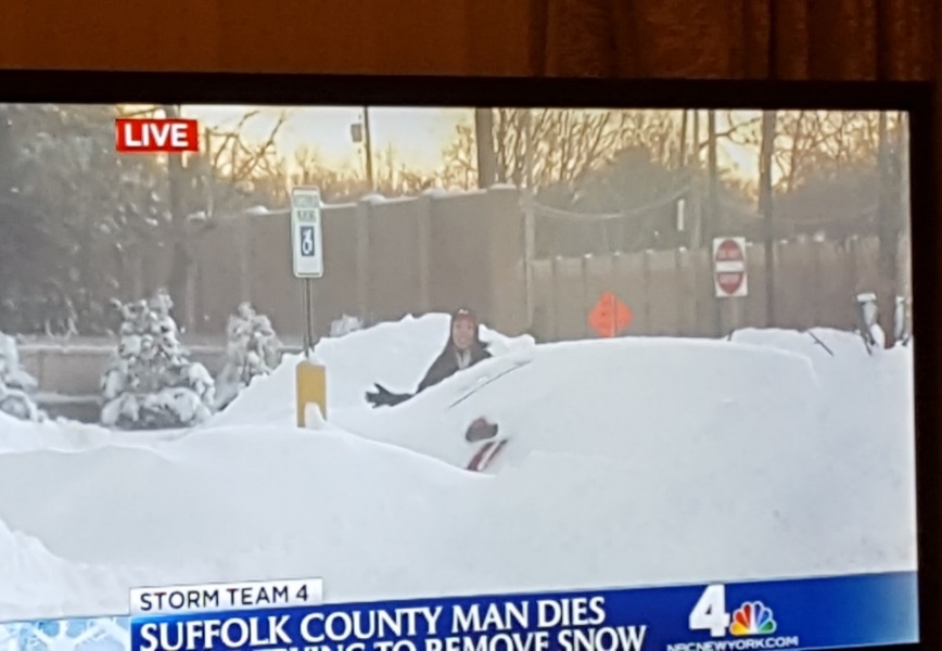 Home after the snowstorm trip