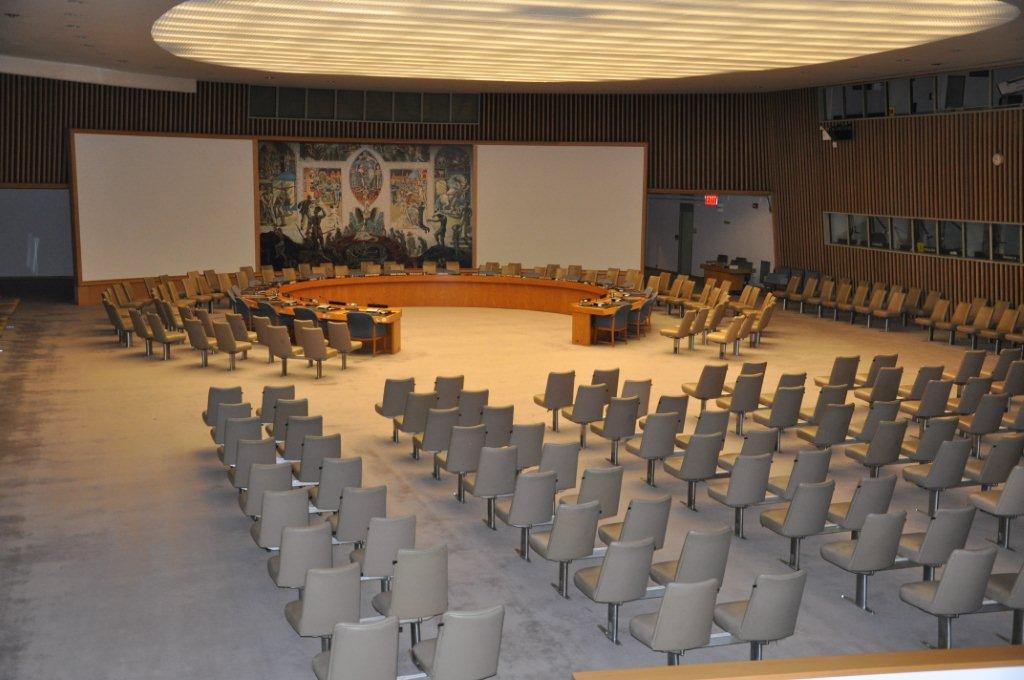 The UN Security Council chamber