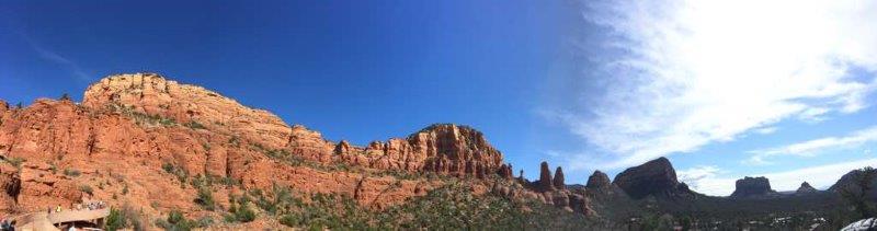 The end of the Boynton Trail hike