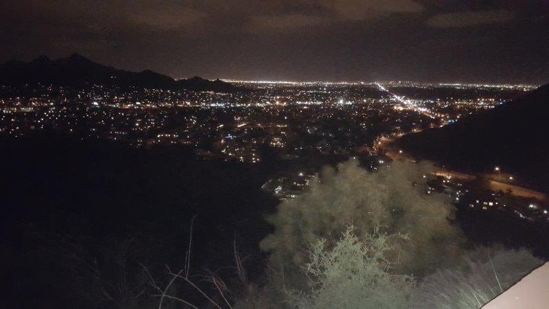 The view from the restaurant