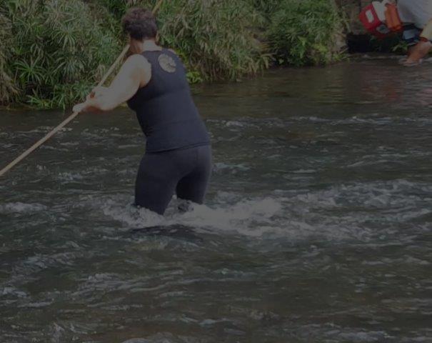 Kayaking up the Wailua river