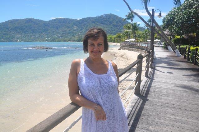 Relaxing in the Seychelles