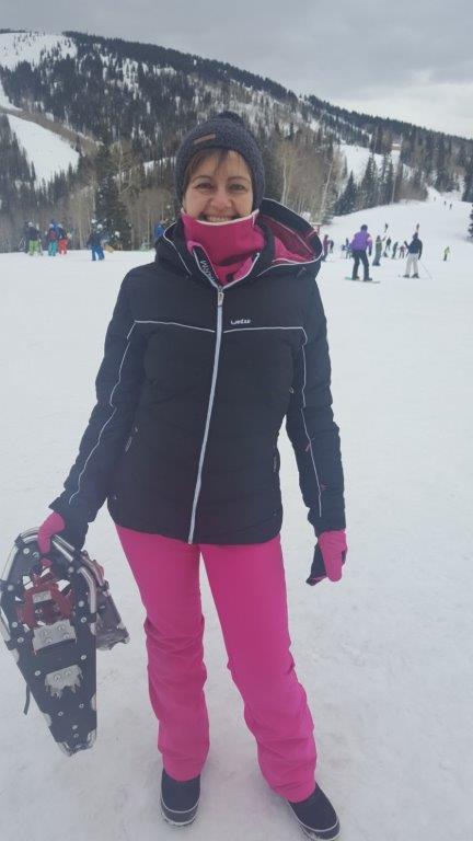 Snow shoeing at Steamboat Springs