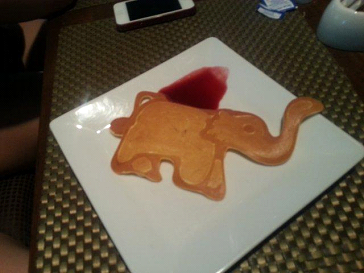 Sian's latest animal-shaped pancake